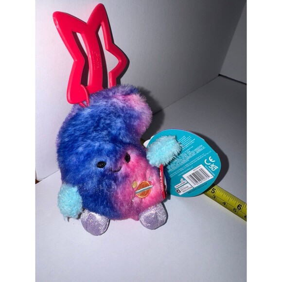 Mo Crescent Moon Galaxy 3.5" Clip On Cosmic Bum Bumz plush CosmicBumz BumBumz - Picture 3 of 5